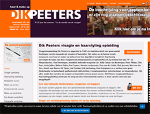 Tablet Screenshot of dikpeeters.nl